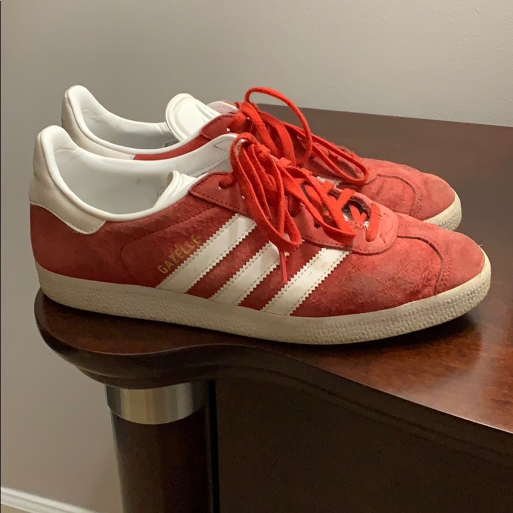 adidas Red and White Women's Sneakers